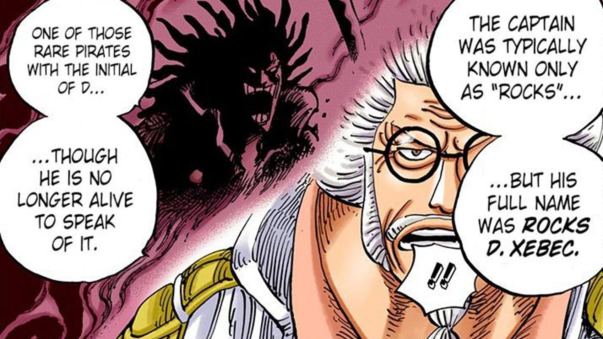 The first mention of Xebec in the One Piece manga (Image via Shueisha)